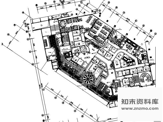 施工图东莞某酒店SPA区装修图