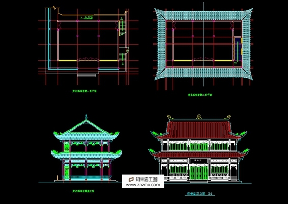 古庙全套测绘图纸2007