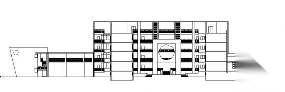 浙江某四层小学教学楼建筑方案图