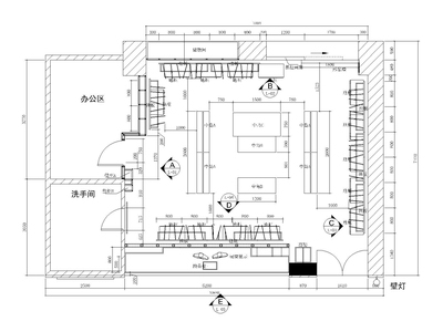 男士服饰服装店施工图+3D模型+附效果图