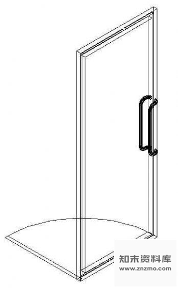图块/节点门CAD模型图块26