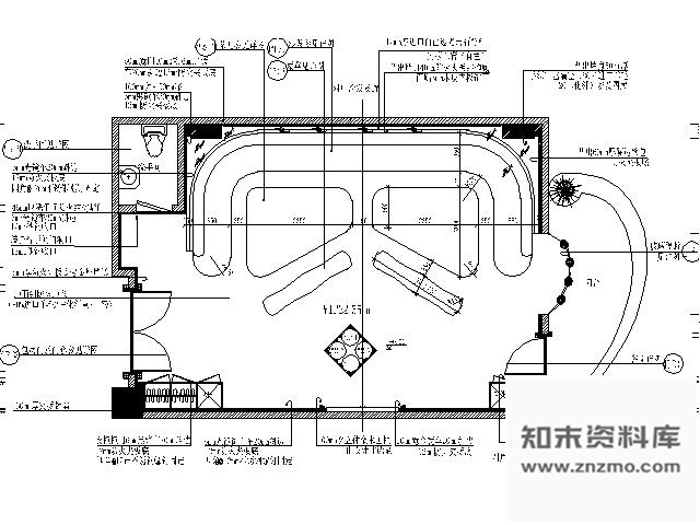 施工图国际娱乐会所VIP房施工图Ⅳ