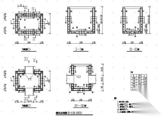 污水闸门井大样图