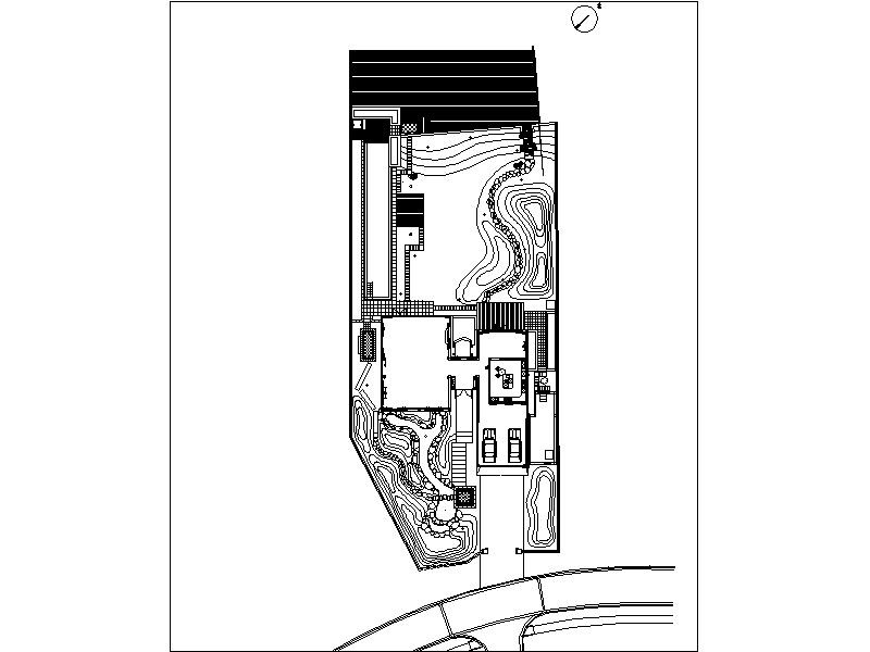 [江苏]高档别墅景观施工图（著名设计公司）