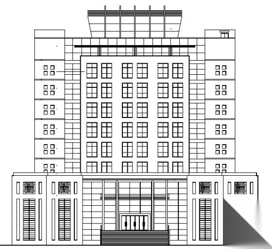 山西办公楼建筑施工图