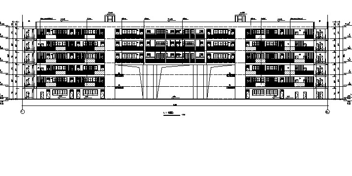 [深圳]六层框架结构中学建筑施工图（含结构专业）