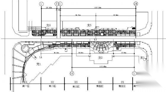 连云港步行街景观施工图