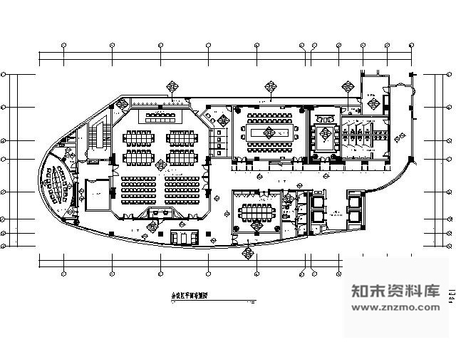 施工图1200平米会议区装饰施工图