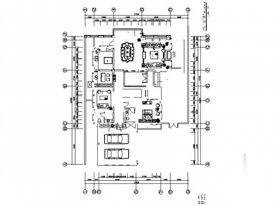 [重庆]精美绝伦豪华双层别墅室内装修施工图（含实景）