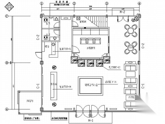 [北京]中高档居住社区现代售楼中心施工图