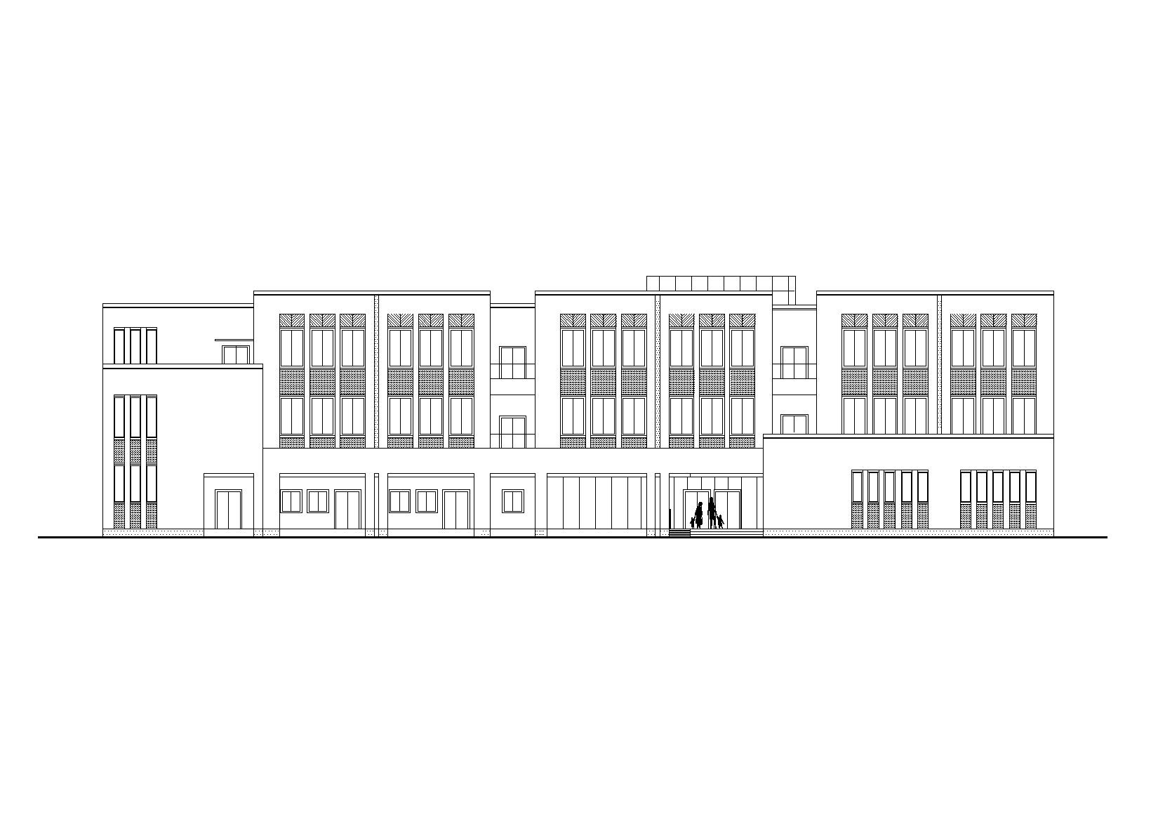 世贸泰州住宅幼儿园建筑施工图（CAD+效果图）