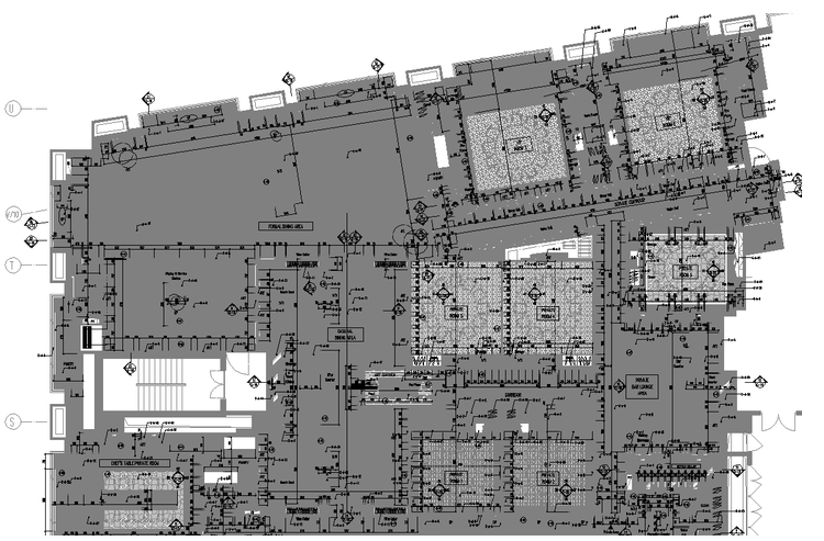 四季酒店采逸轩中餐厅设计施工图（附实景图）