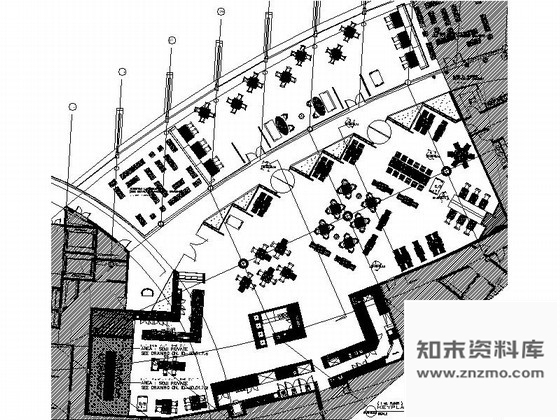 施工图皇冠酒店全日餐厅施工图