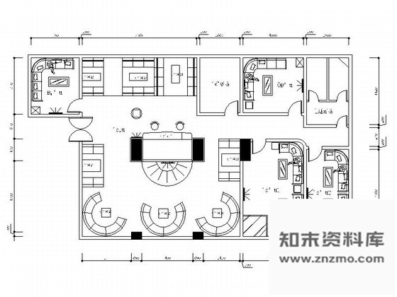 施工图时尚酒吧装修设计方案