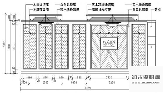 图块/节点餐厅包间立面