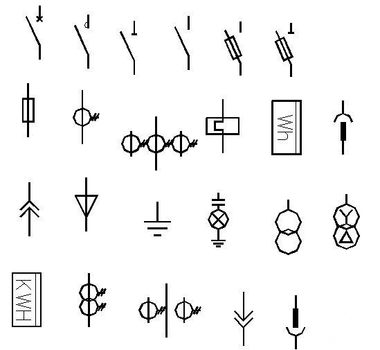 CAD制图电气元件库