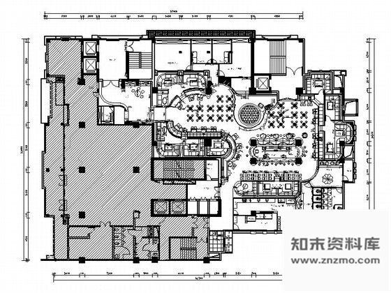 施工图成都奢华慢摇吧室内装修图含效果