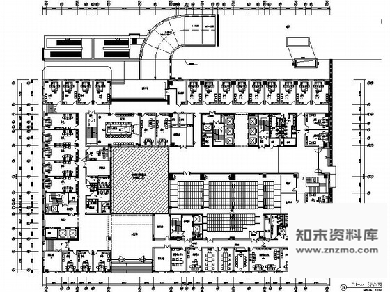 施工图宁波市中心高档现代综合商务楼装修施工图