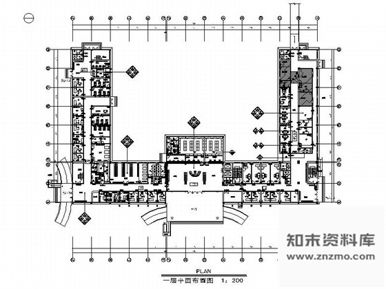 施工图江西某中医院门诊医技楼装修施工图