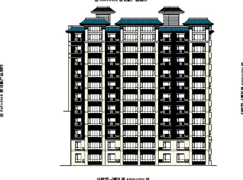 [宁夏]框剪结构多高层住宅及商业建筑施工图