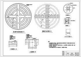 CAD郑飞公园施工明珠广场旱喷图纸