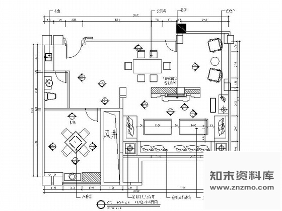 施工图安徽华丽梦幻夜总会KTV包厢室内装修施工图含效果