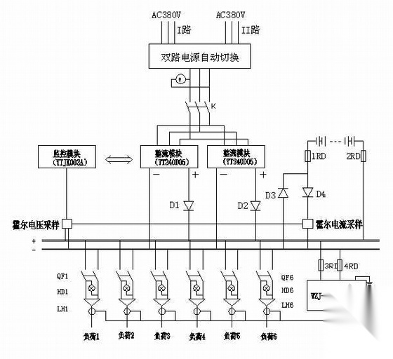 某酒店高压一次接线及二次原理图