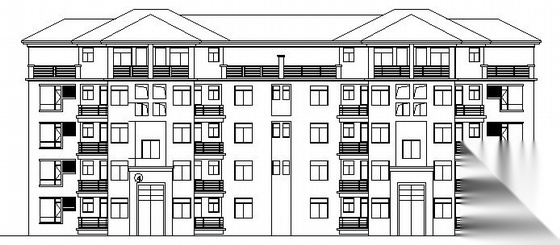 某五层住宅楼建筑施工图