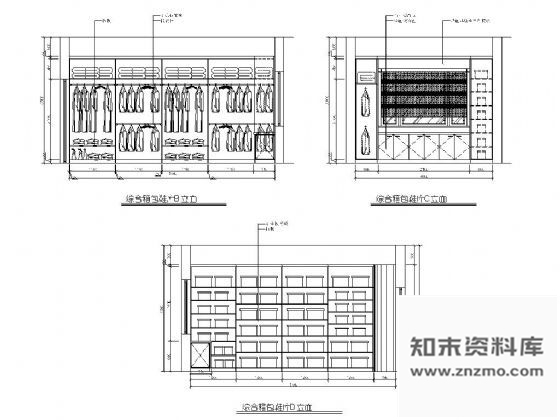 图块/节点家居箱包库立面设计图