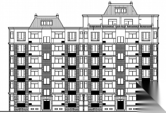 [洛阳]某六层住宅楼建筑施工图