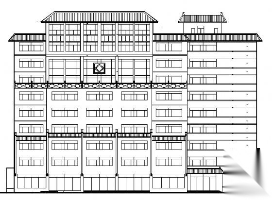 某九层商业楼建筑施工图