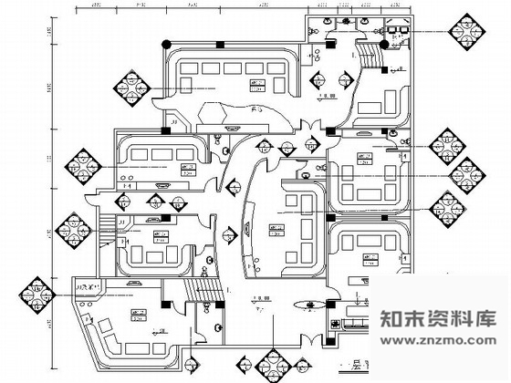 施工图西安大酒店KTV室内装饰设计CAD施工图