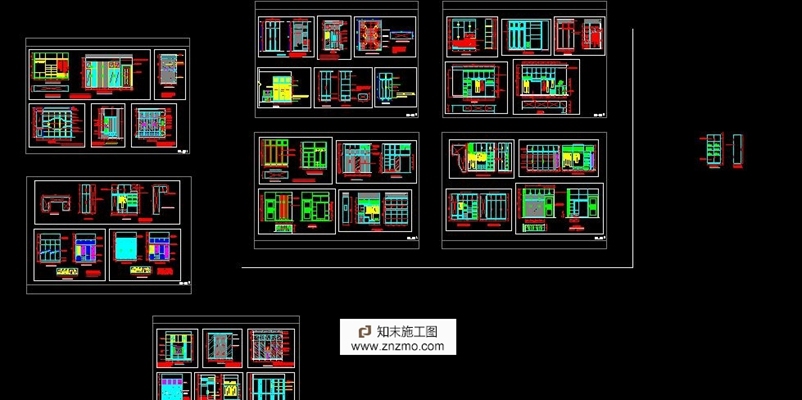 衣柜 立面图