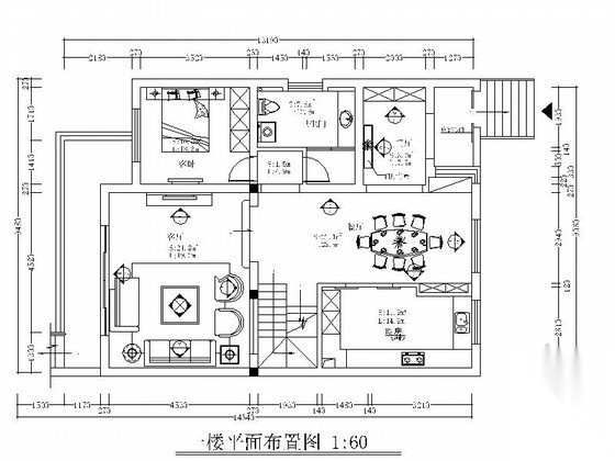 [宜兴]欧式风格三层别墅装修CAD施工图（含效果图）