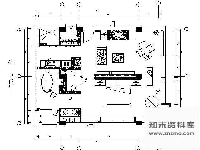 施工图南京国际建筑艺术实践展接待F型套房施工图