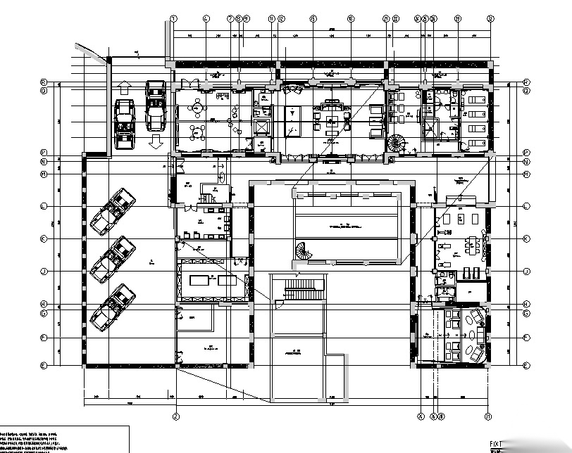 新中式风格会所空间设计施工图（附效果图+pdf设计方案）