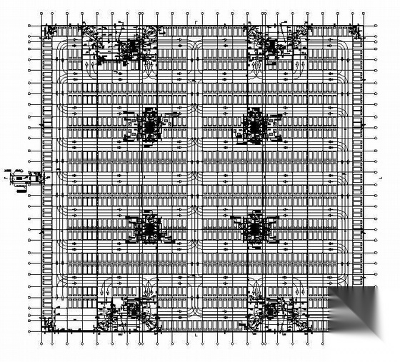 某超大地下车库建筑施工图