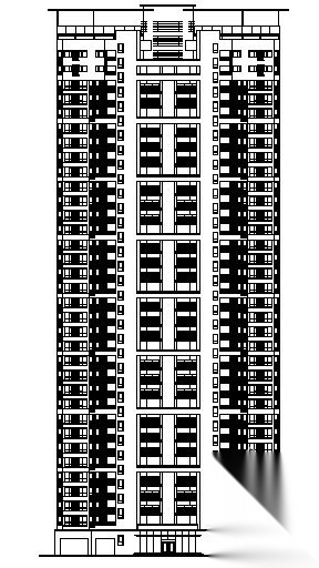 某高档小区二期住宅楼建筑施工图