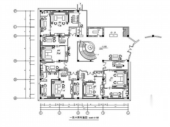 [江苏]某国际商务俱乐部室内装修图