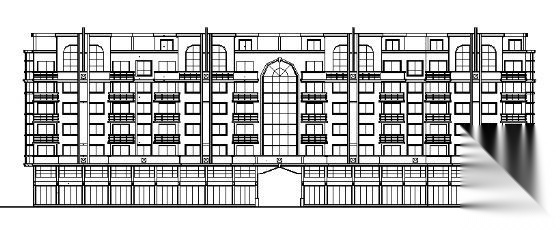 某六层商住楼建筑施工图