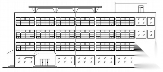 岳阳市某超市建筑设计施工图