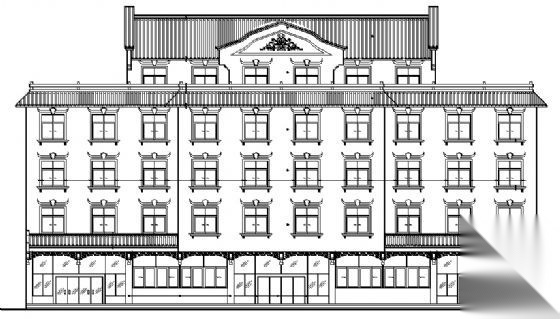 某五层酒店设计建筑施工图