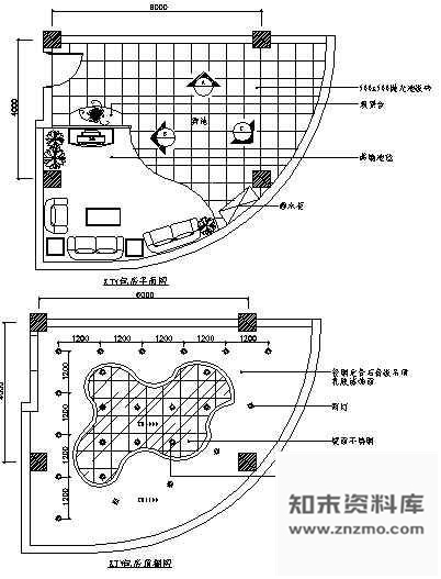 图块/节点KTV包房空间