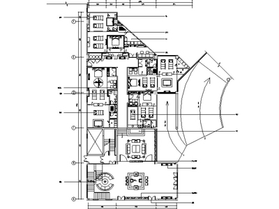 泰式风格SPA会所空间设计施工图（附效果图）