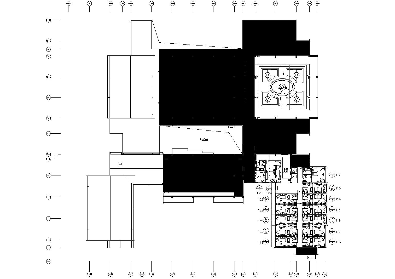 [安徽]滨江港口城市顶级五星级园林式酒店室内装修施工图