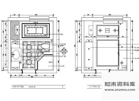 图块/节点主卧卫生间装修详图