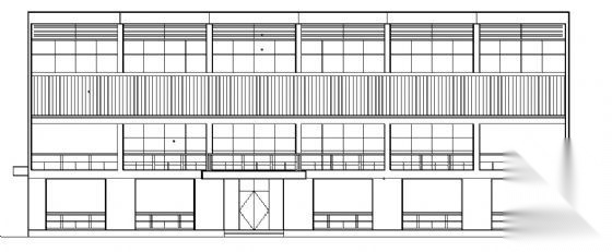 某三层展示楼建筑施工图