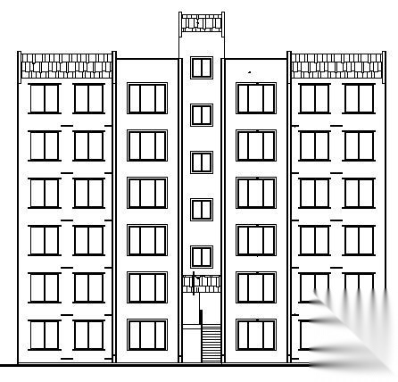 某市汽车运输总公司拆迁安置房建筑方案图