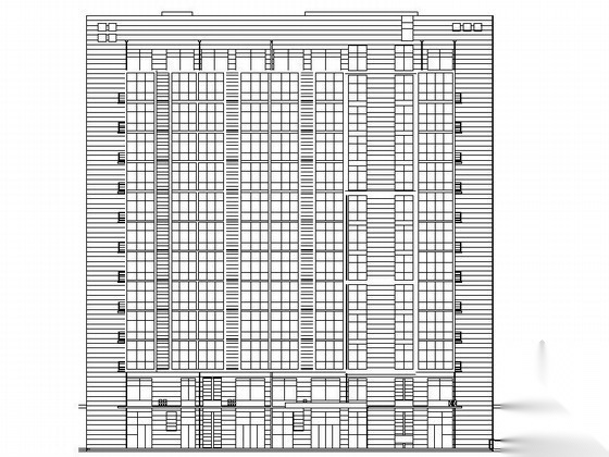 某十三层酒店式公寓（顶层LOFT）建筑扩初图