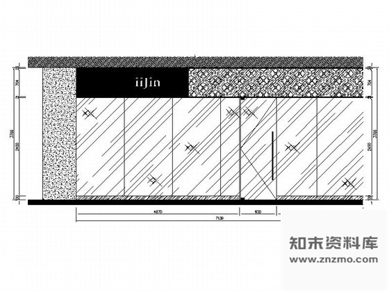 图块/节点重庆某品牌旗舰店外立面图